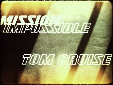 Designing Impossible Missions: Hand-Built Titling Fonts in Movie Brand Identity for Tom Cruise